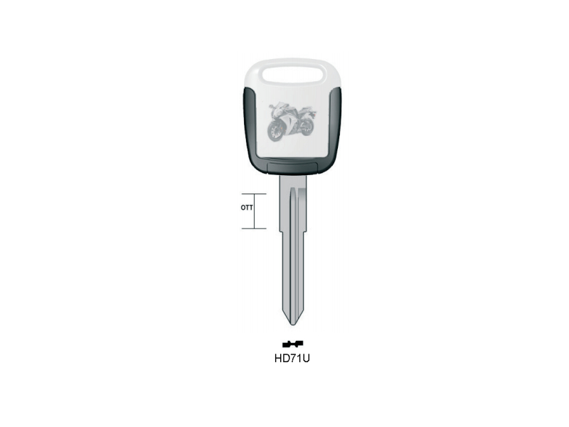 ENCASTRE KEYLINE PARA HONDA HD71U 