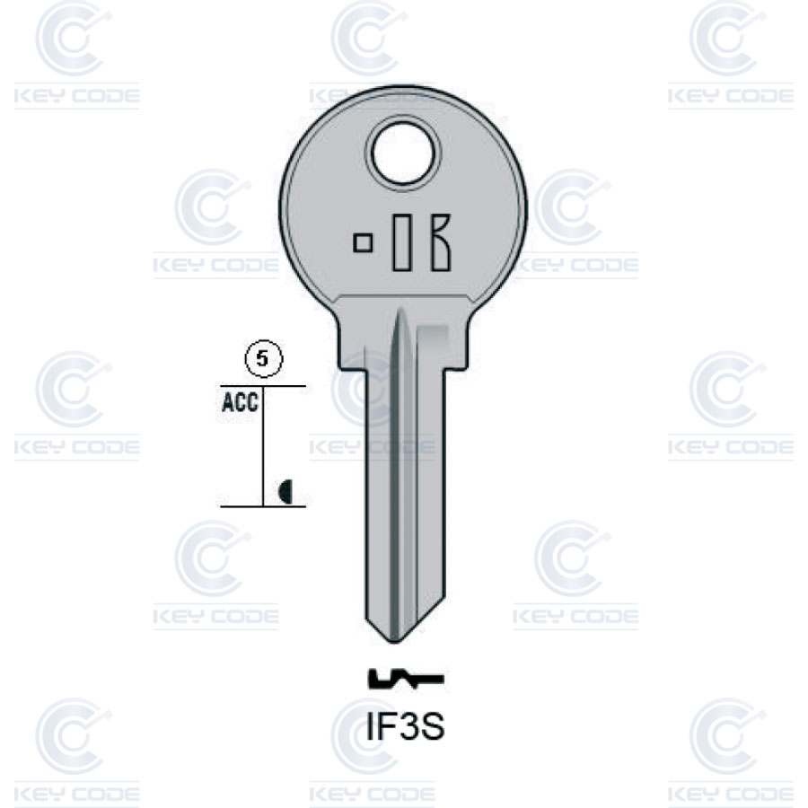 LLAVE KEYLINE IFAM IF3S (IF3R, IF-150)