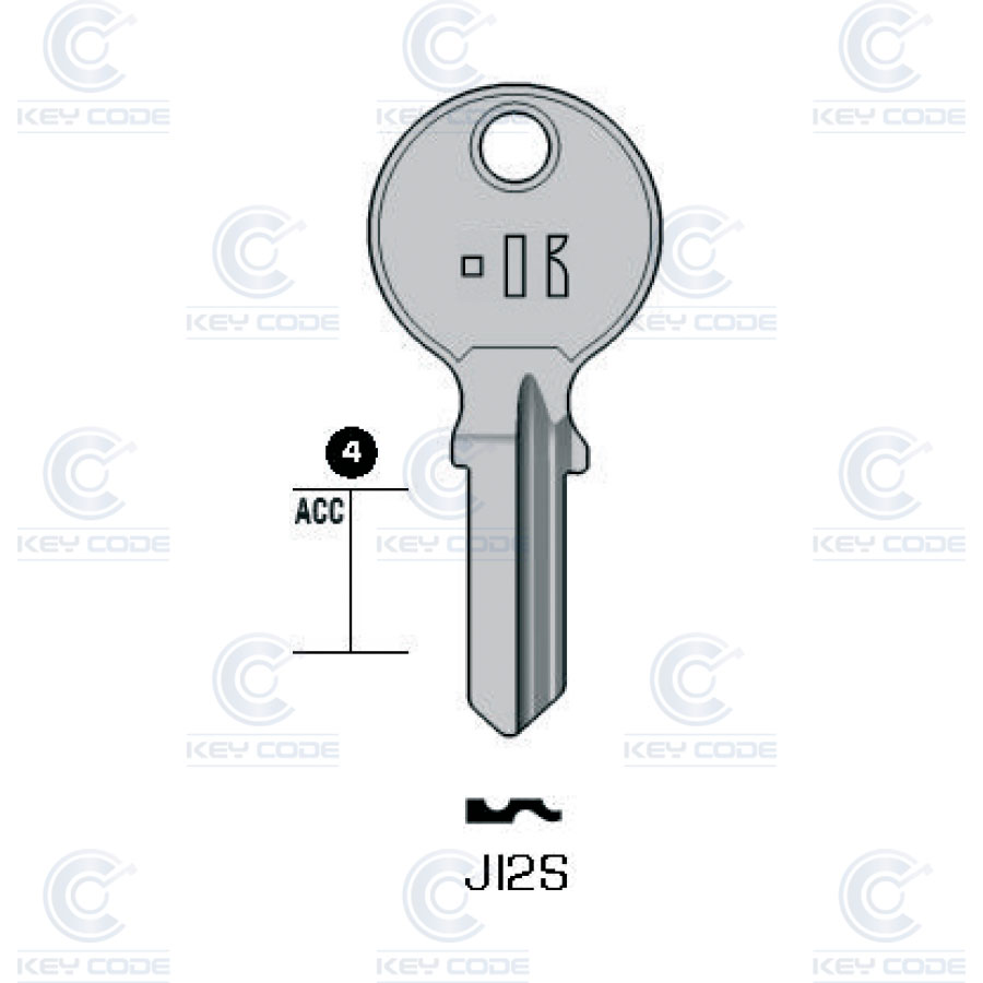 LLAVE KEYLINE JI2S (JI2I, JS3R)