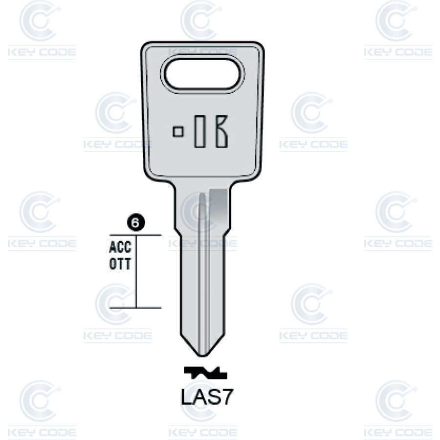 LLAVE KEYLINE LAS LAS7 (LS9, LAS-6D)