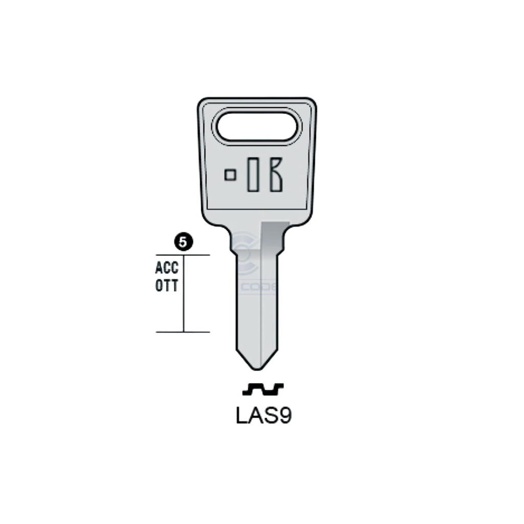 LLAVE KEYLINE LAS LAS9 (LS13, LAS-FH)