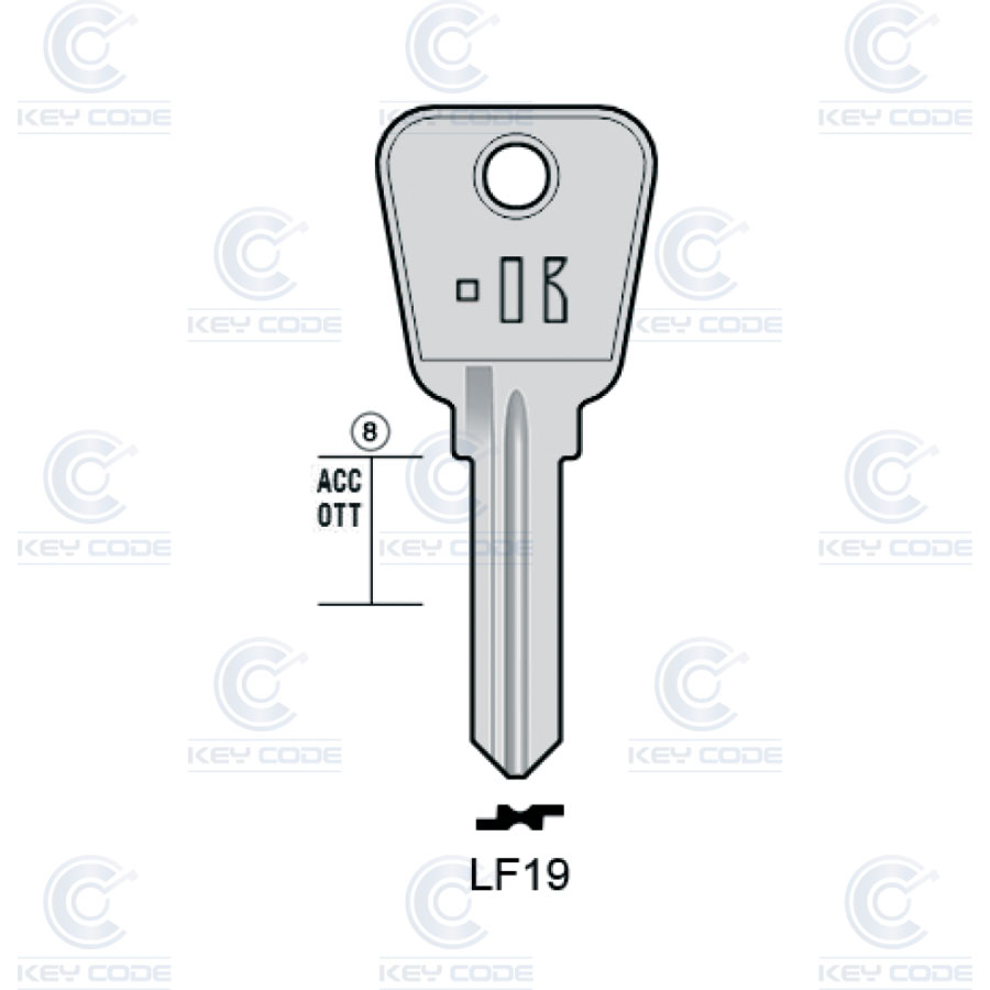 LLAVE KEYLINE LF19 (LF19, LF-7)