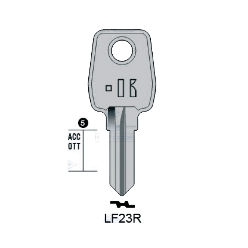LLAVE KEYLINE LF23R (LF23R, LF-29D)