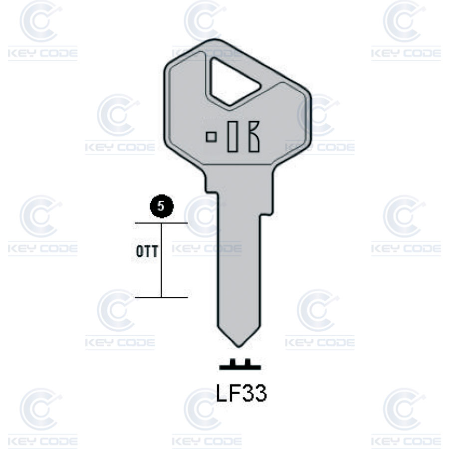 LLAVE KEYLINE LF33 (LF24, LF-25)