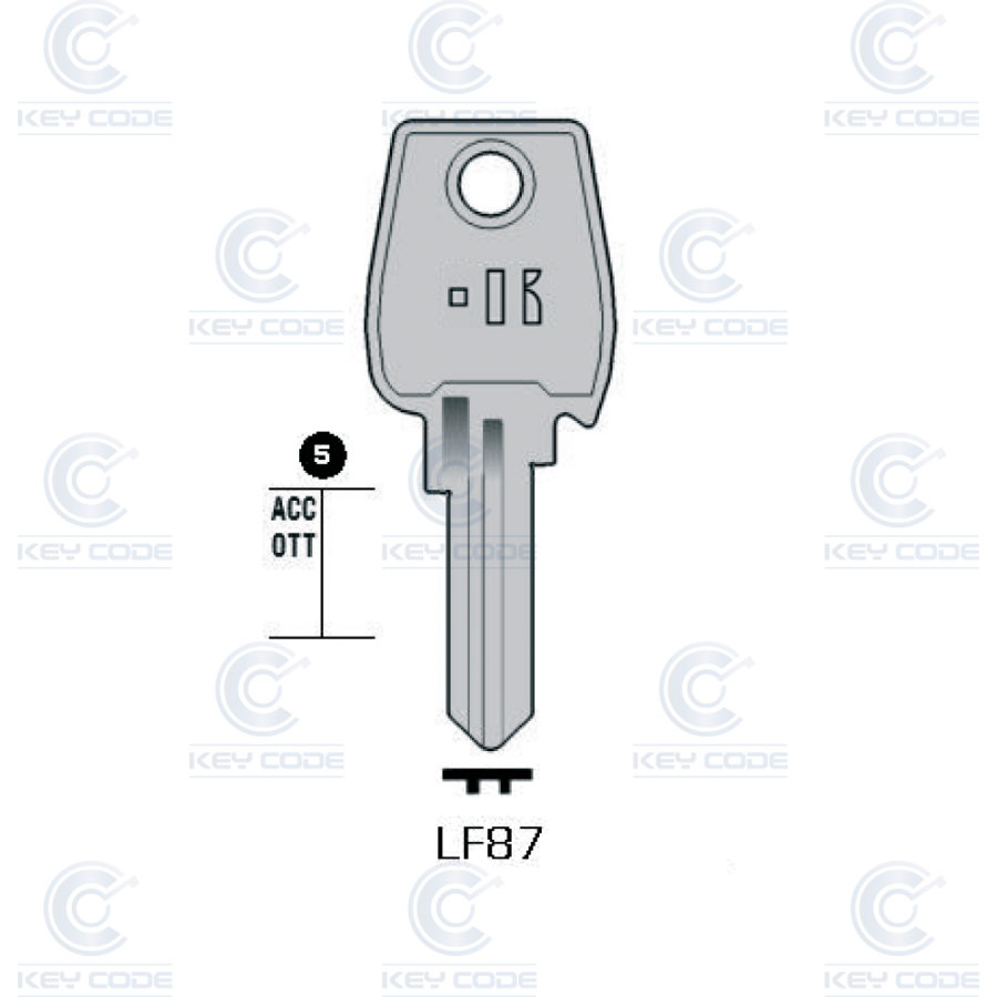 LLAVE KEYLINE LF87 (LF2, LF-2)