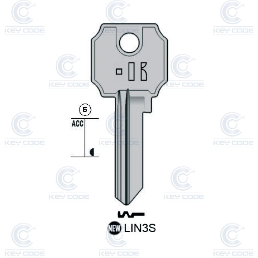 LLAVE KEYLINE LIN3S (LC11R, LIN-15I)