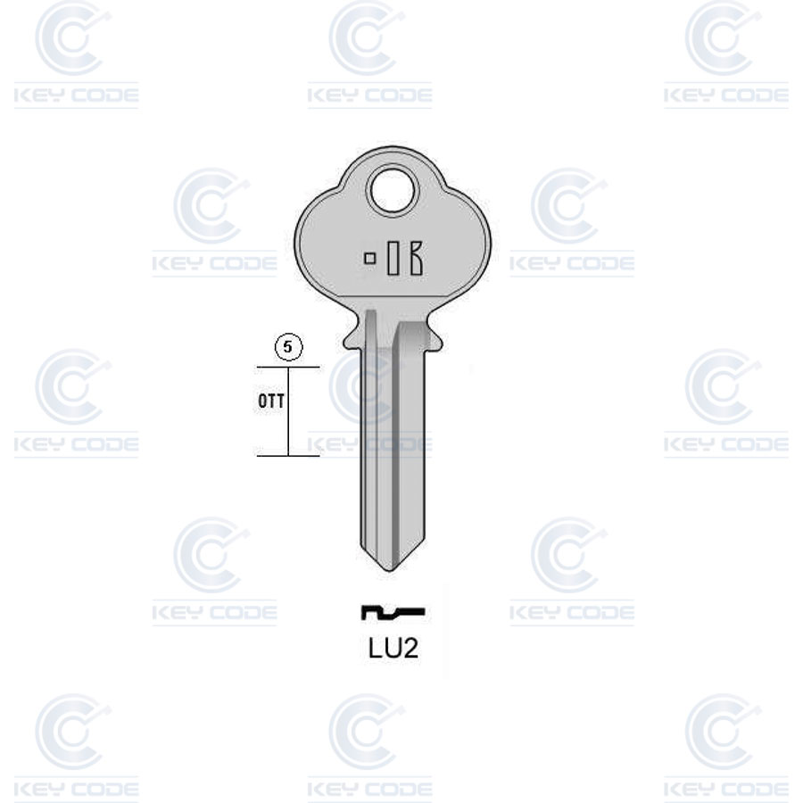 LLAVE KEYLINE LU2 (LU2, LUC-1D)