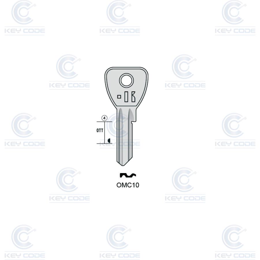 LLAVE KEYLINE SERRETA OMC10 (OC5, OMC-6D)