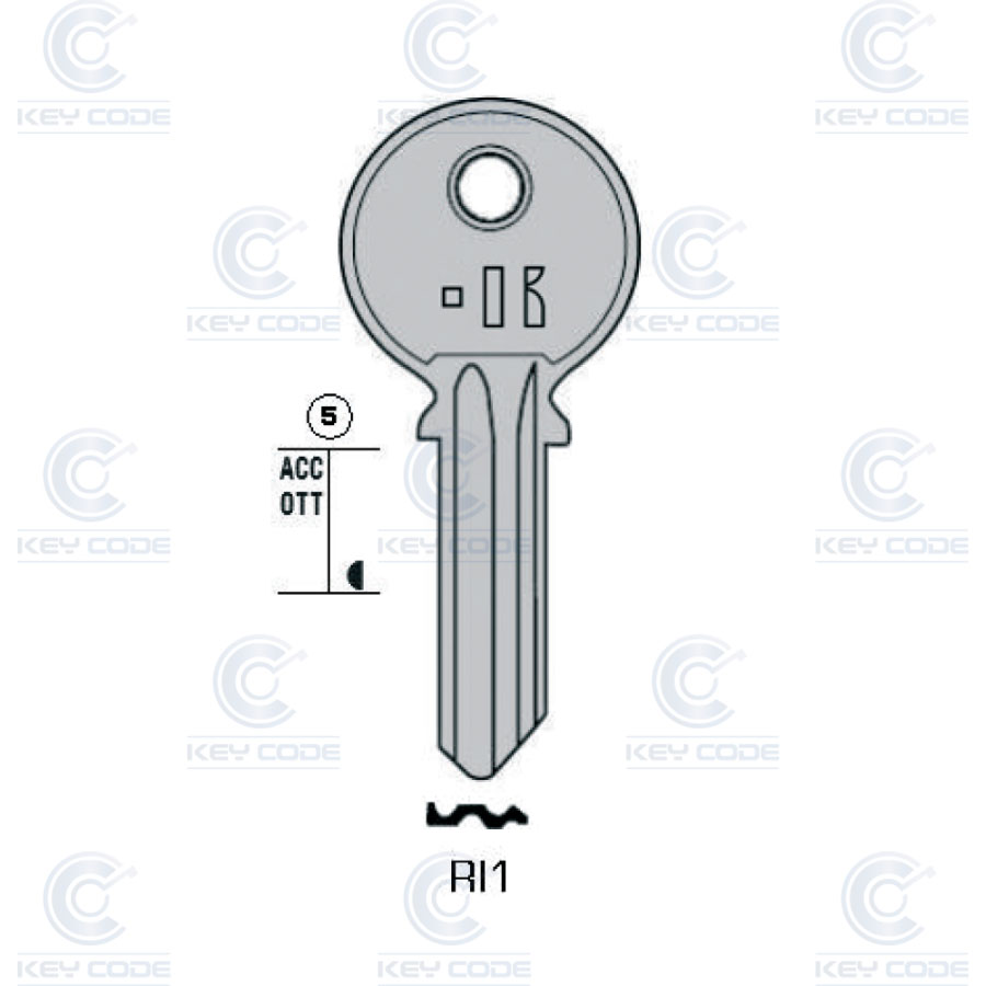 LLAVE KEYLINE RONIS RI1 (RO24, RO-20I)