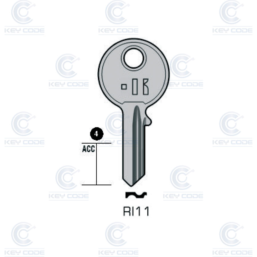LLAVE KEYLINE RI11 (RO21, RO-16D)