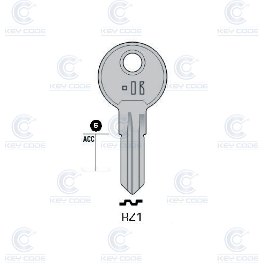 LLAVE KEYLINE RZ1 (REN1, RE-1)