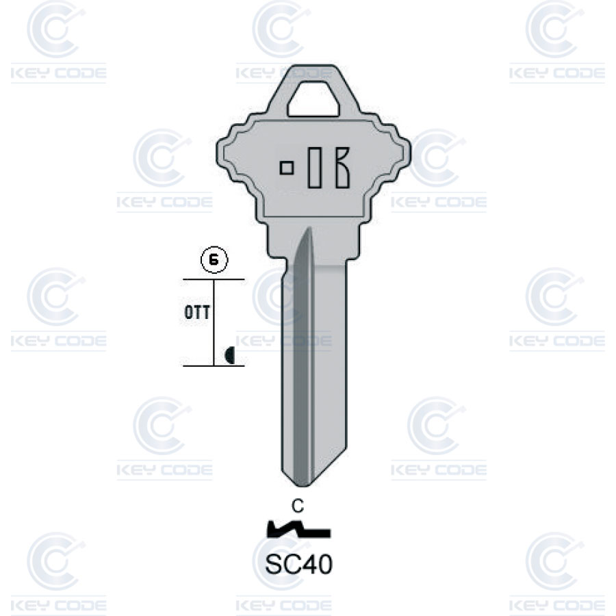 LLAVE KEYLINE SC40 (SH5, SLG-4) 