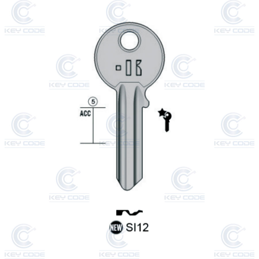 LLAVE KEYLINE SI12 (SS12)