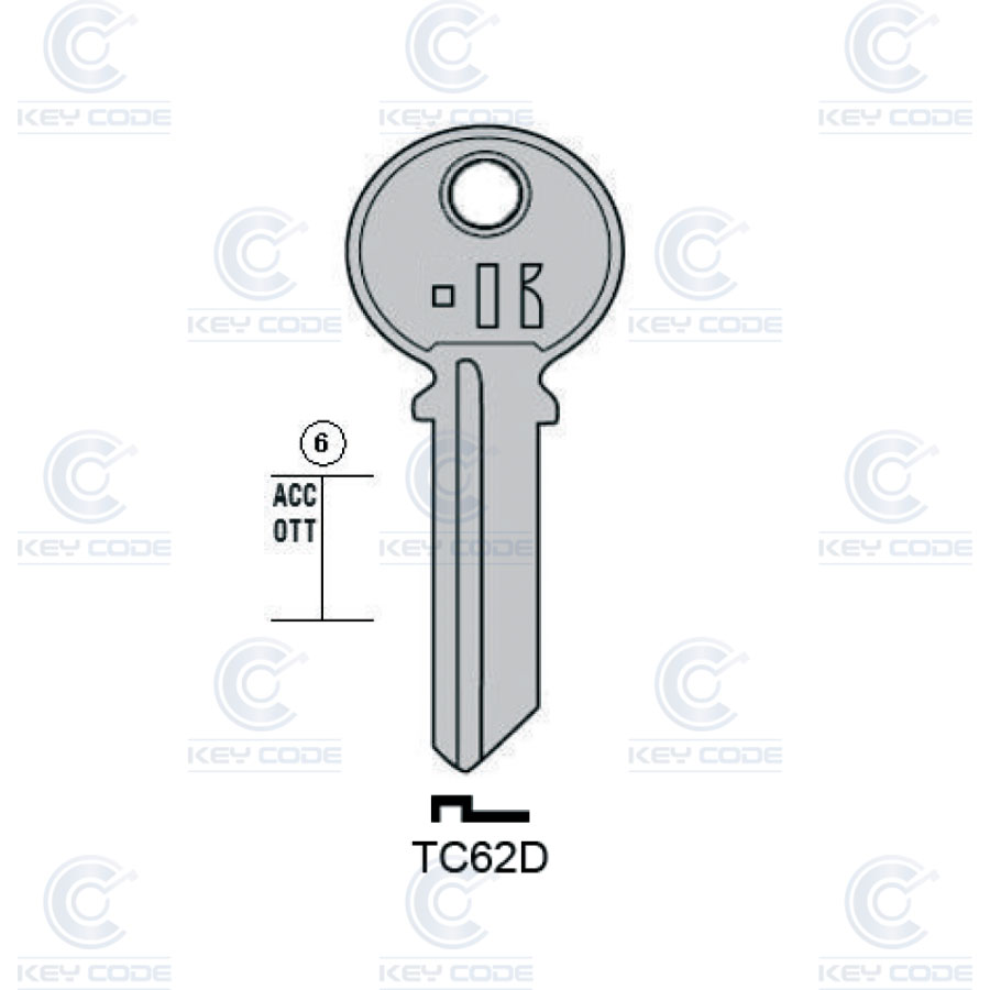 LLAVE KEYLINE TC62D (TL5, TRI-9D)