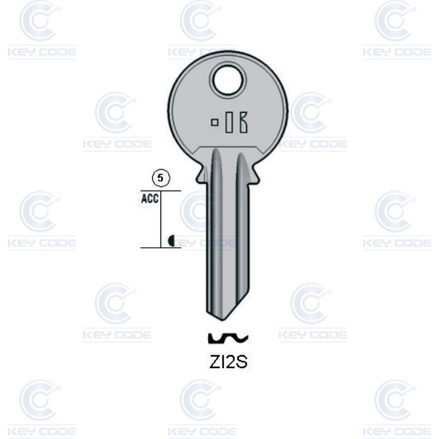 LLAVE KEYLINE ZI2S (ZE1R, ZE-5I)