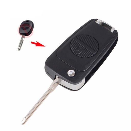 [NI11CS2B-V] CONVERTIBLE TO FOLDABLE 2-BUTTON REMOTE CASE FOR ALMERA, PRIMERA - NSN11