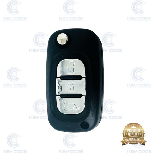 [RN2CS3B-P] CARCASA MANDO CLIO III PLEGABLE 3 BOTONES REGATA