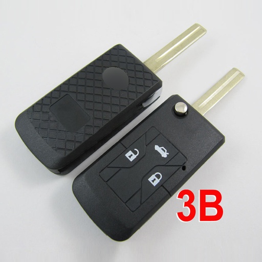 [TO48CS3B-V] COQUE TELECOMMANDE TOYOTA CONVERTIBLE 3 BOUTONS (TOY48)