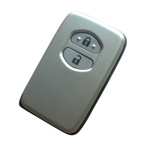 [TOCS2B-TJP] TOYOTA CAMRY SILVER CARD CASE 2 BUTTONS