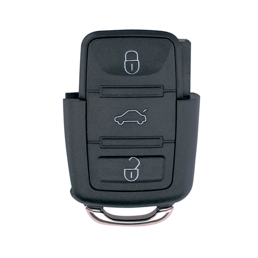 [VW66CS3B-C] CARCAÇA DE CONTROLE REMOTO VW QUADRADO 3 BOTÕES SEM ENCAIXE
