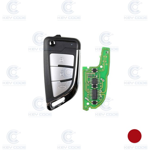 [XKKF21] MANDO DE 3 BOTONES SIN CHIP PARA VVDI KEY TOOL (GRABACIÓN POR CABLE) XKKF21 