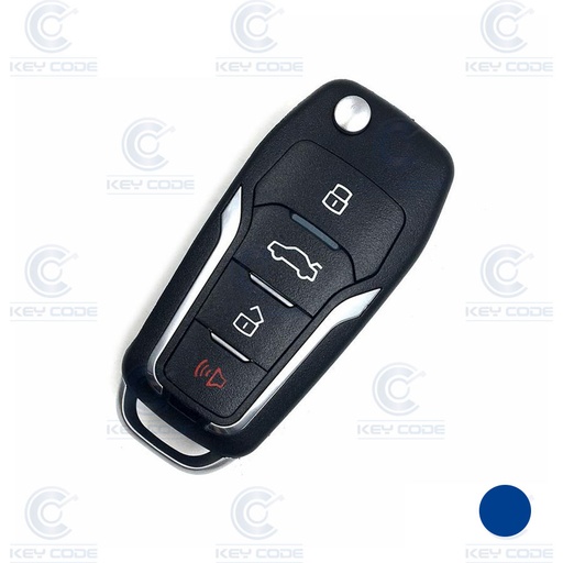 [XKN06-4] TELECOMMANDE FORD AVEC CHIP 4 BOUTONS POUR VVDI KEY TOOL (WIRELESS) XNFO01EN