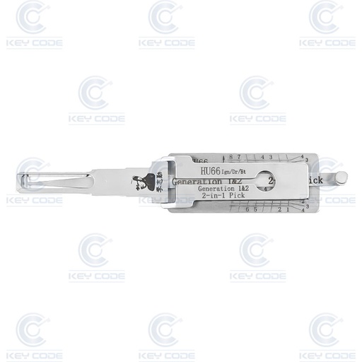 [HU66+SL-AG] LISHI 2 IN 1 PICK DECODER VAG HU66 IGNITION, DOOR, BOOT / ANTIGLARE