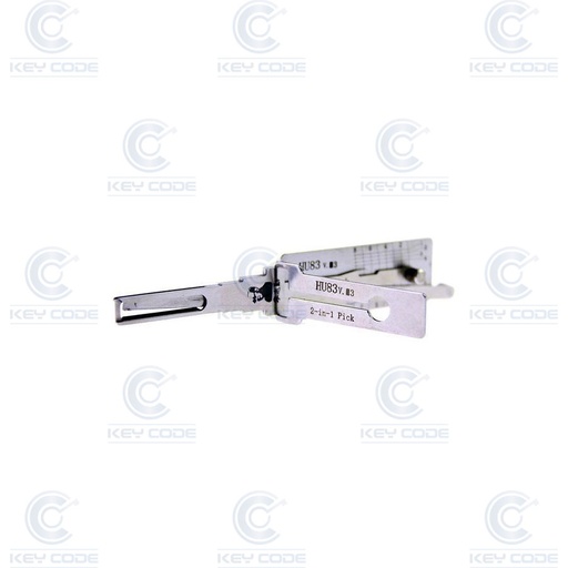 [HU83-AG] LISHI 2 IN 1 PICK DECODER  HU83 PSA IGNITION, DOOR, BOOT/ ANTIGLARE