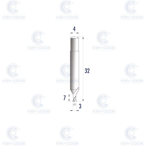 [RIC05750B] FRESA KEYLINE V017 RIC05750B PARA VERSA, NINJA VORTEX Y NINJA TOTAL