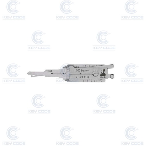 [FO38+AG] GANZUA LISHI 3 EN 1 FO38 FORD,  MAZDA , LINCOLN / ANTIREFLEJO