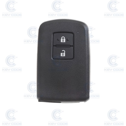 [TO105TE02-OE] TELECOMMANDE AVEC 2 BOUTONS POUR TOYOTA AURIS (2012-2015), YARIS (2012-2017) (899040D130, 8990442130) 8A 433 MHZ - ORIGINALE -