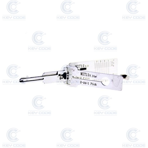 [MIT11R+AG] LISHI PICK DECODER  2 IN 1 FOR MITSUBISHI MT11R (IGNITION ONLY) / ANTIGLARE