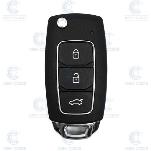 [KD_B28] MANDO PLEGABLE UNIVERSAL KEYDIY 3 BOTONES PARA HYUNDAI