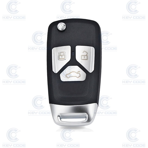 [KD_NB27] MANDO PLEGABLE KEYDIY UNIVERSAL 3 BOTONES PARA AUDI