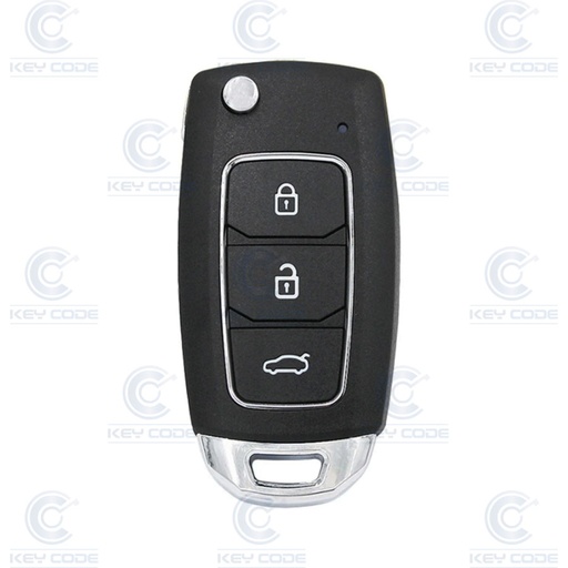 [KD_NB28] MANDO PLEGABLE KEYDIY UNIVERSAL 3 BOTONES FORMATO HYUNDAI - NB28