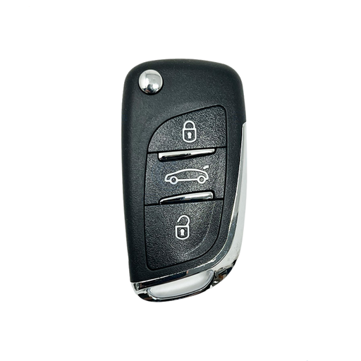 [PSA83CS3B-CT] COQUE PSA DE TÉLÉCOMMANDE PLIABLE 3 BOUTONS HU83 (PILE SUR CIRCUIT)