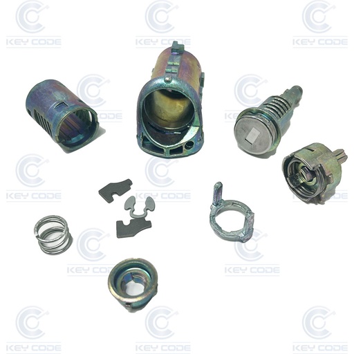 [RN2CP18B-OE] SERRURE PORTE GAUCHE RNLT ZOE (8201728437) DEMONTEE VA2 (SANS INSERTS) - ORIGINAL -  