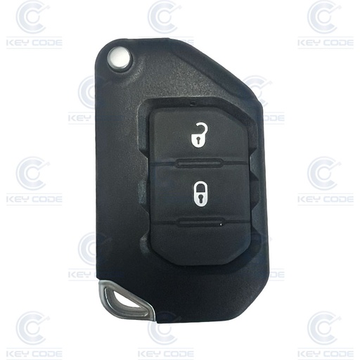 [JP22CS2B-PL] COQUE DE TÉLÉCOMMANDE PLIABLE 2 BOUTONS JEEP SIP22