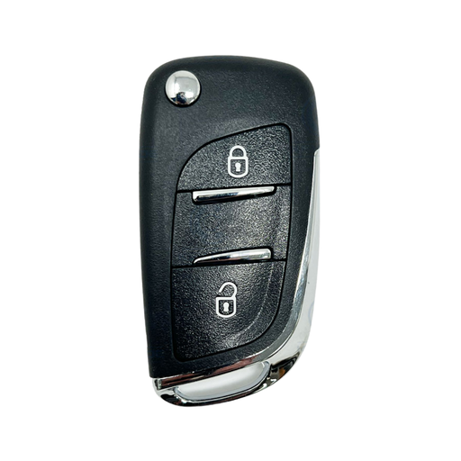 [PSA83CS2B-CT] COQUE DE TÉLÉCOMMANDE PLIABLE PSA 2 BOUTONS HU83 (PILE EN CIRCUIT)