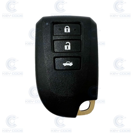 [TO105TE09-AF] MANDO KEYLESS TOYOTA DE 3 BOTONES PARA YARIS, VIOS (89904-52491, 89904-52492) 433 MHZ FSK - BF2EK