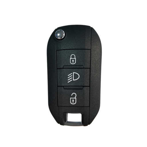 [PSA2CS3B-ML] COQUE TELECOMMANDE PLIABLE PEUGEOT, CITROEN, OPEL, FIAT ET TOYOTA (POUR ID4A) VA2 BOUTON LUMIÈRE