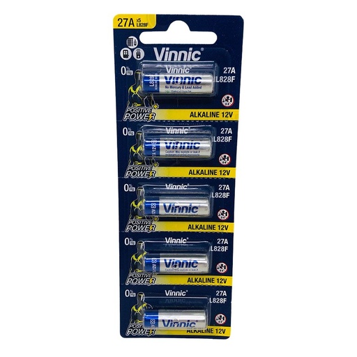 [BAT27A] PILE 27A 12.V (5 pièces)