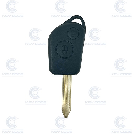 [CI9CS2B-A] COQUE TELECOMMANDE BERLINGO/PICASSO FIXE 2 BOUTONS INSERT EN CROIX