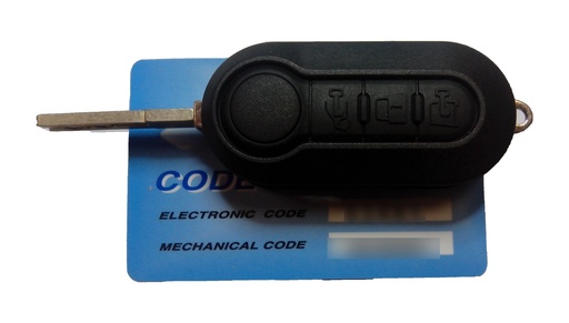 [FI103TE01B-OE] MANDO PLEGABLE 3 BOTONES MAGNETI MARELLI (BRAVO, DUCATO III +2007, 500L, JUMPER, BOXER) 71752589, 71776161 - ID46 ORIGINAL 