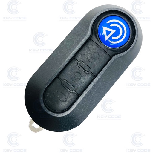 [FIR107] MANDO ZEDFULL GRANDE PUNTO, 500, 500L, BRAVO, DUCATO, DOBLO, FIORINO 3 BOTONES PCF7946 433 Mhz SIP22