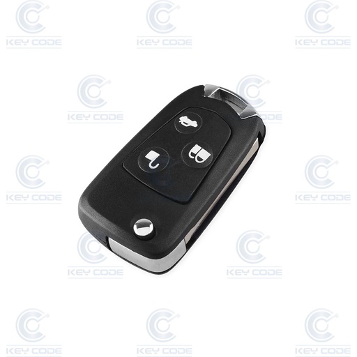 [FO101CS3B-V] CARCASA MANDO CONVERTIBLE A PLEGABLE 3 BOTONES FORD - HU101  