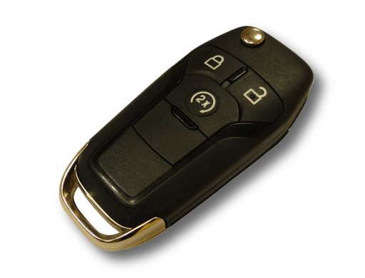 [FO106TE02-OE] FOLDABLE 3-BUTTON REMOTE FORD MONDEO +2014 (357141-00302) HITAG PRO 868MHZ - ORIGINAL