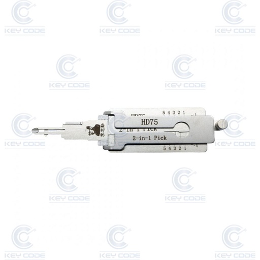 [HD75-AG] GANZUA LISHI 2 EN 1 HD75 HONDA / Antireflejo