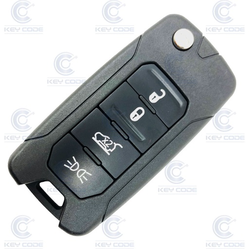 [JP101TE03-AF] TELECOMMANDE PLIABLE AVEC 4 BOUTONS POUR JEEP RENEGADE 2016 ID88 433 Mhz 
