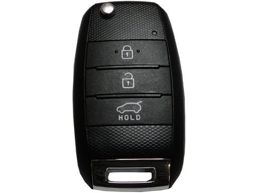 [KI43CS3B-M] CARCASA PLEGABLE 3 BOTONES KIA/HYUNDAI SPORTAGE/CEED  MODERNOS TOY43
